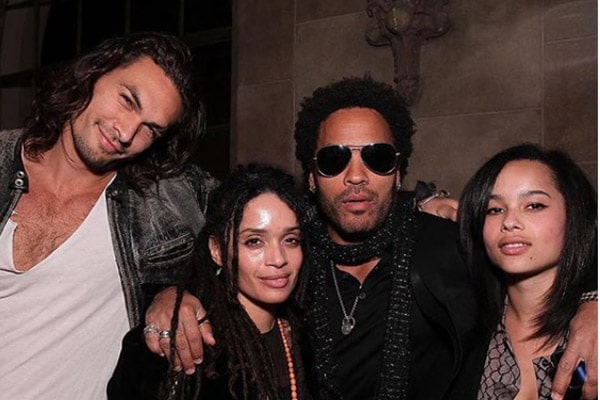 Jason Momoa and Zoë Kravitz