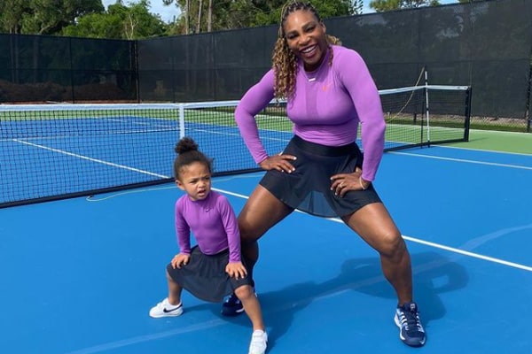 Serena Williams's daughter Alexis Olympia Jr.