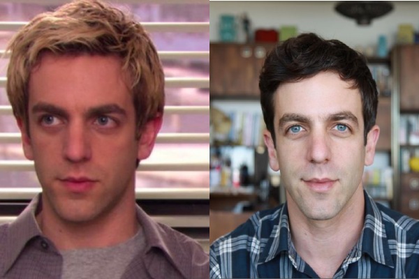 B.J Novak when he was young