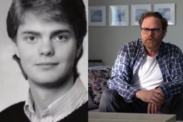 Rainn Wilson when he was young